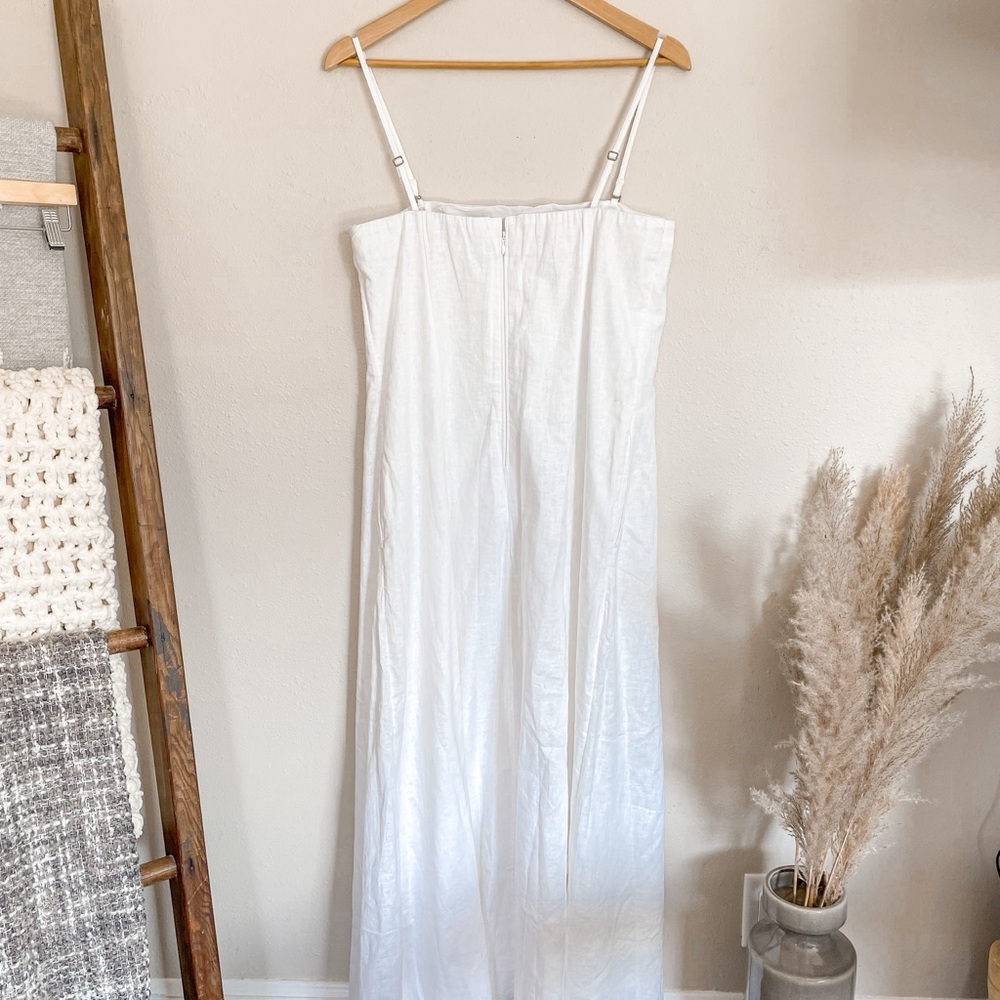 Abercrombie & Fitch White Maxi Slip Dress - Picture 4 of 10